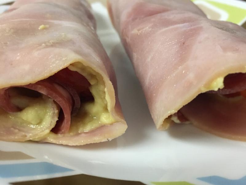Ham and Salami Roll-ups Healthy Recipe