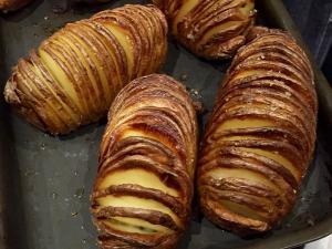 Hasselback Roasted Potato Healthy Recipe
