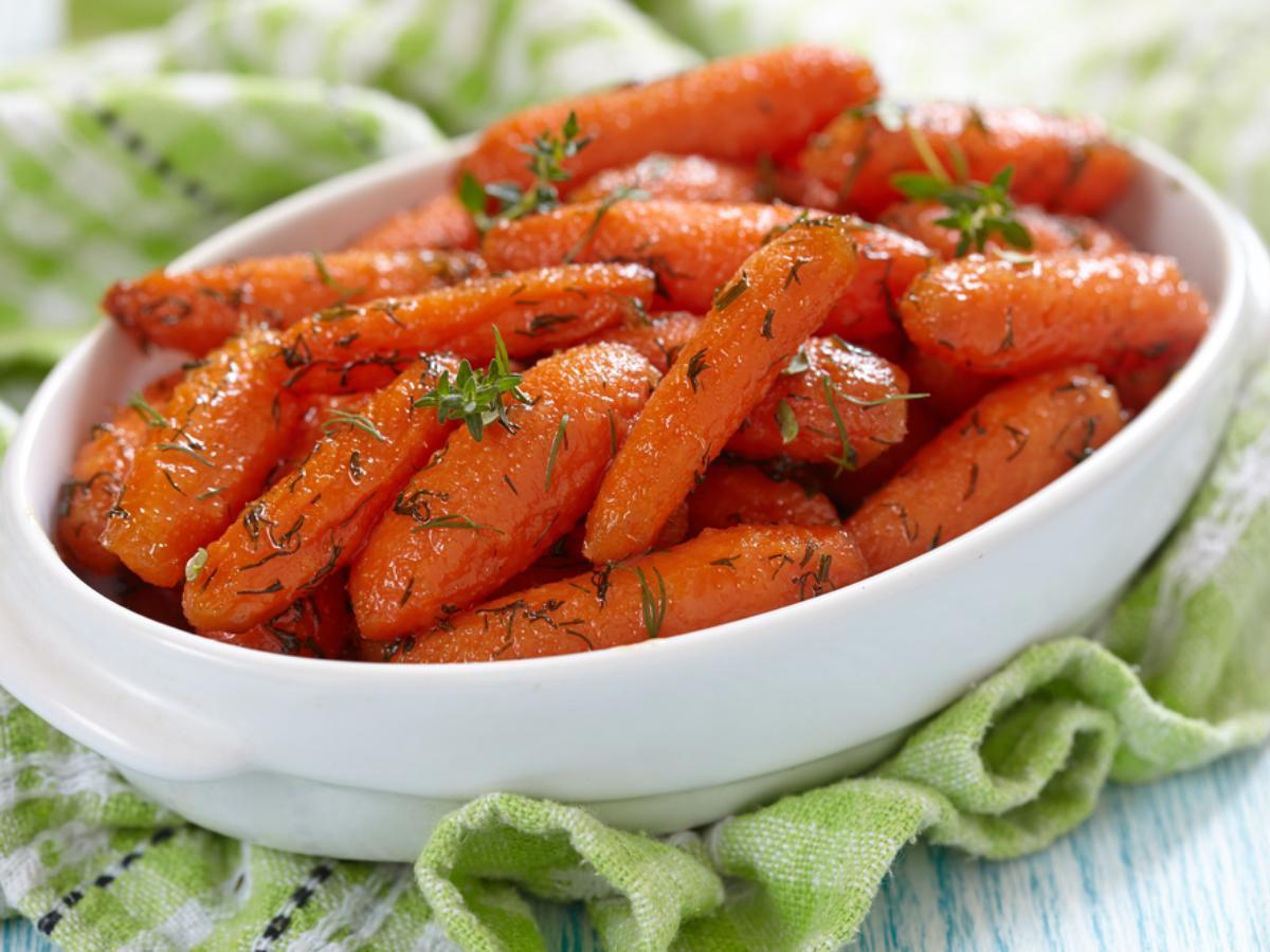 Herb roasted carrots with mustard Healthy Recipe