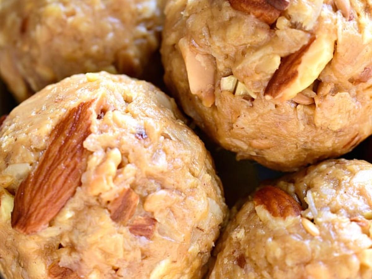 Honey Almond Energy Bites Healthy Recipe