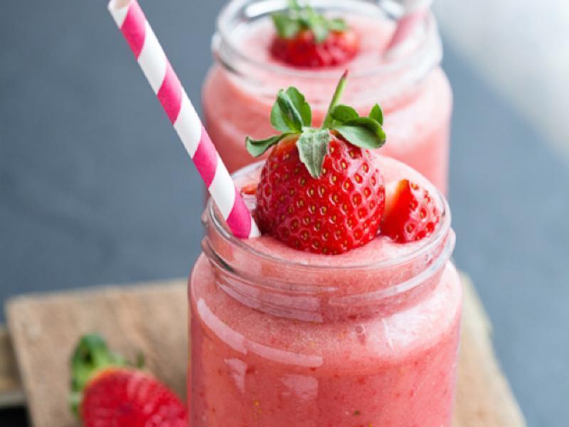Honey Strawberry Smoothie Healthy Recipe
