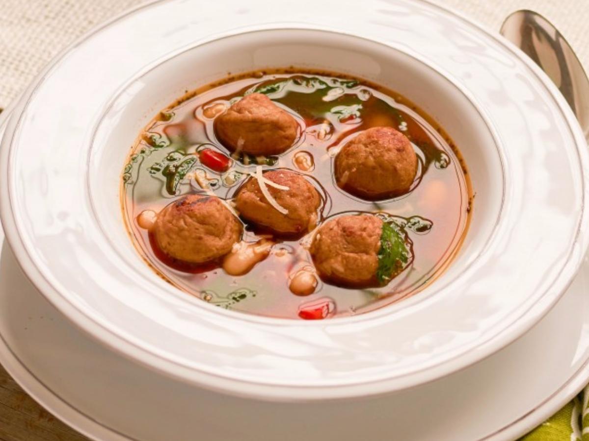 Italian Meatball Soup Healthy Recipe
