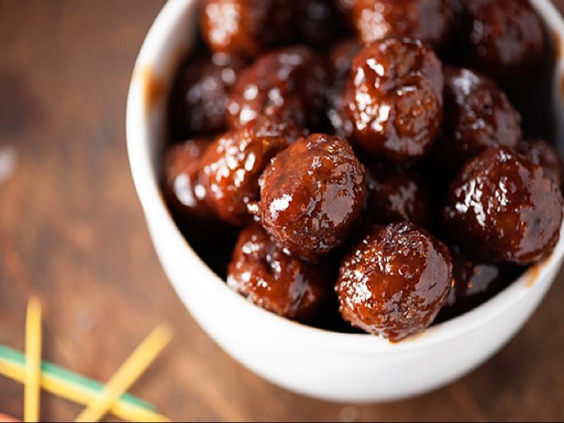 Jelly and Chili Sauce Meatballs Healthy Recipe