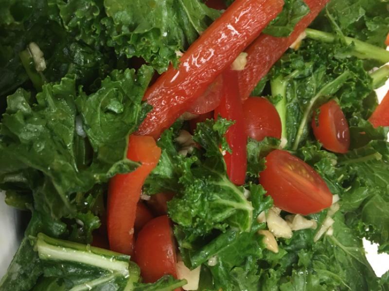 Kale Salad Healthy Recipe