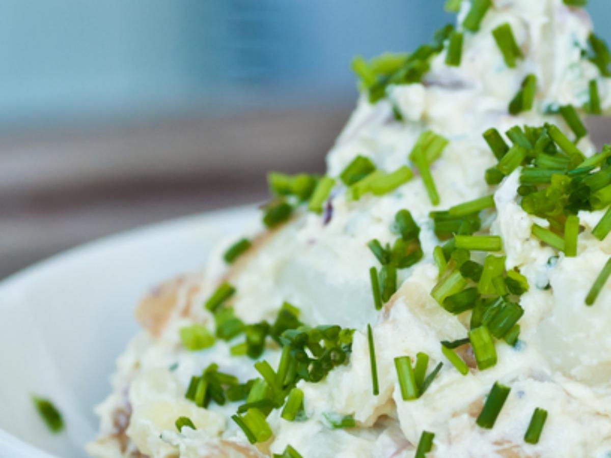 Keto Cauliflower “Potato” Salad Healthy Recipe