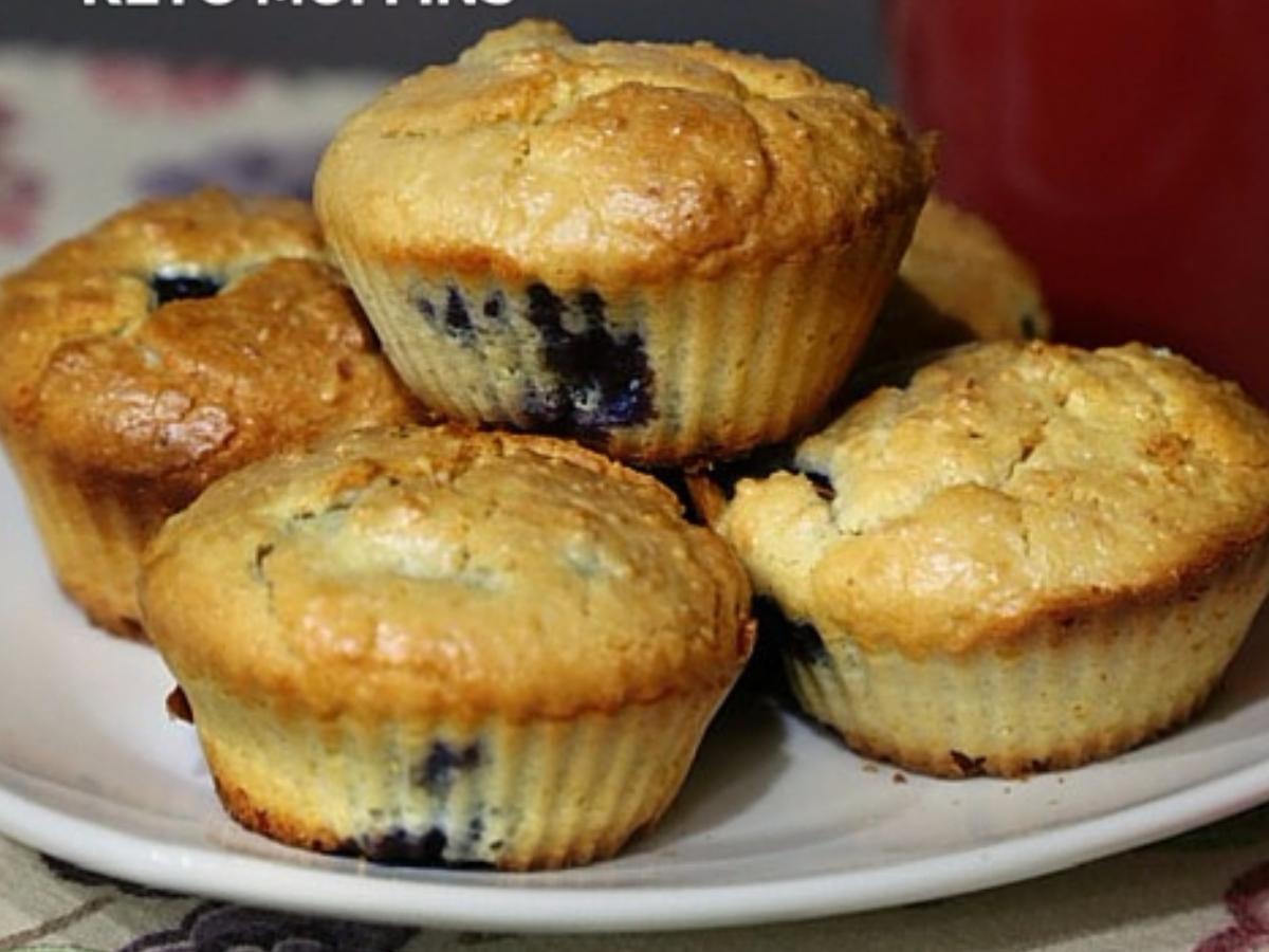 Keto Lemon Blueberry Muffins Healthy Recipe