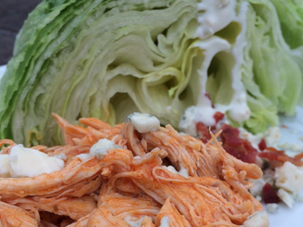 Keto Pulled Chicken & Bleu Cheese Wedge Healthy Recipe
