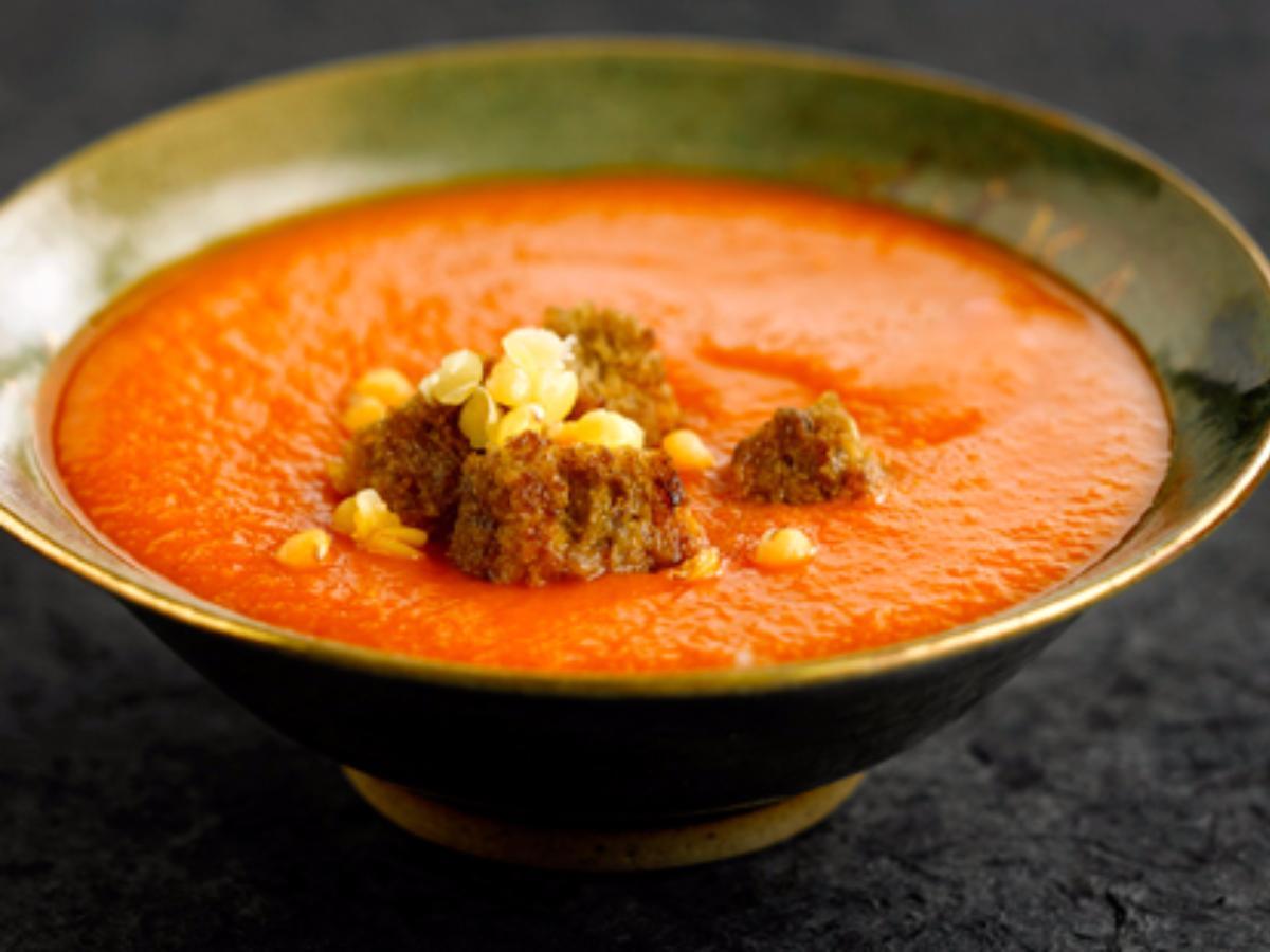 Lentil and Tomato Soup Healthy Recipe