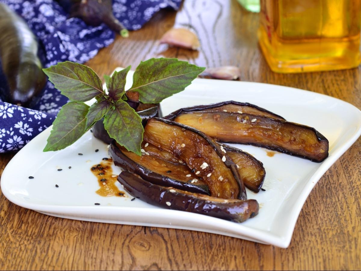 Low Carb Sesame Garlic Eggplant Healthy Recipe