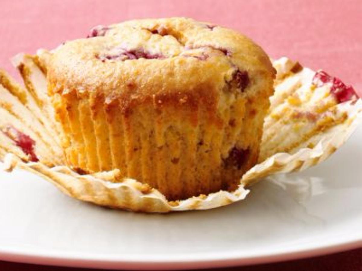 Low Fat Raspberry Corn Muffins Healthy Recipe