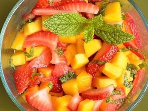 Mango Strawberry Salad Healthy Recipe