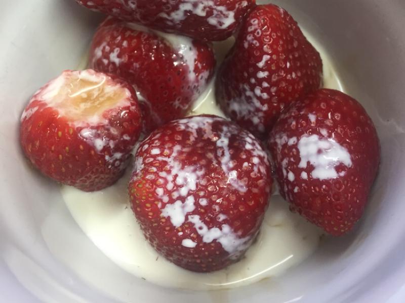 Maple Strawberries and Cream Healthy Recipe