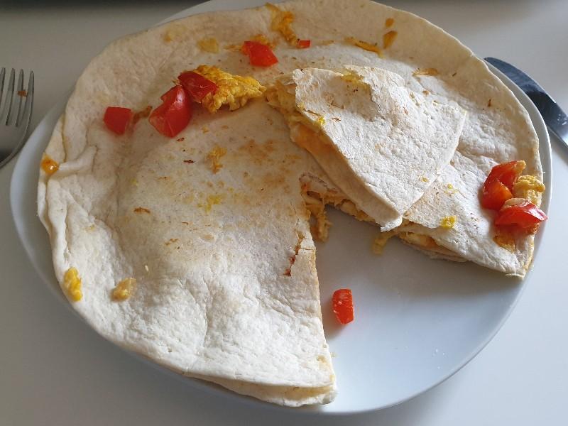 Mexican Pepper and Cheese Breakfast Quesadilla  Healthy Recipe