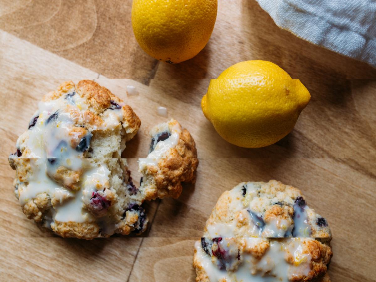 Meyer Lemon and Dried Blueberry Scones Healthy Recipe