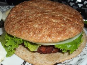 Microwave Black Bean Burger Healthy Recipe