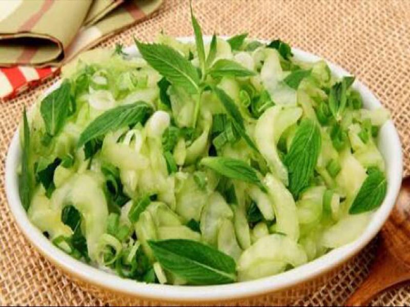 Minted Green Salad Healthy Recipe