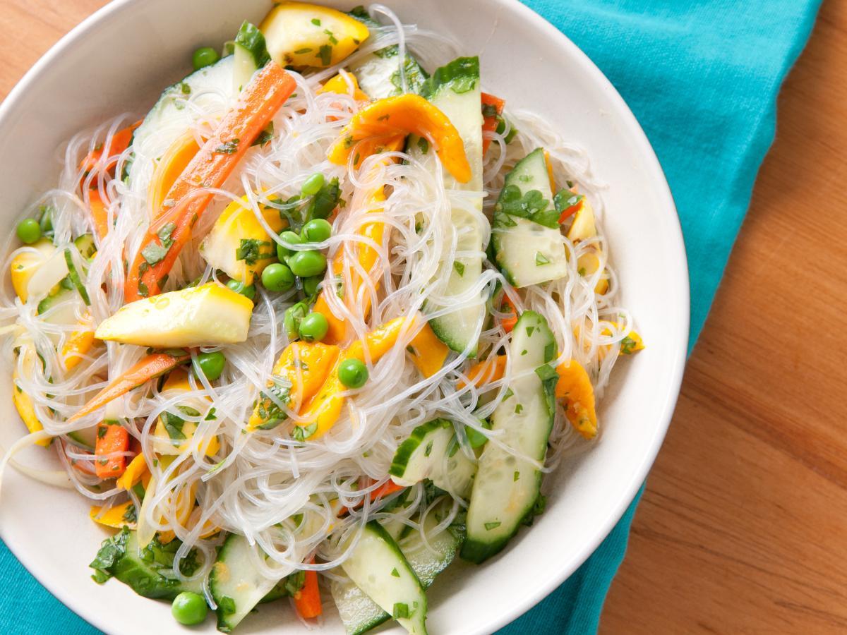 Noodle Salad with Mango and Gingered Cucumber Healthy Recipe