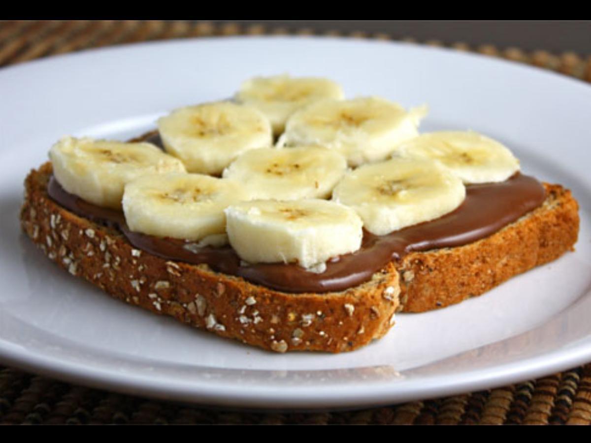 Nutella and Banana Toast Healthy Recipe