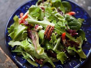 Nutra-Green Salad with Black Fig Dressing Healthy Recipe