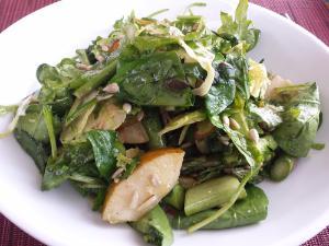 Nutty Spinach Salad Healthy Recipe