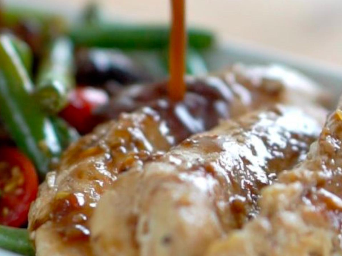 One Pan Balsamic Chicken Healthy Recipe