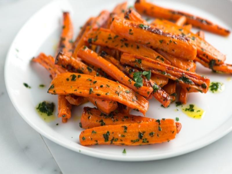 Oven Baked Carrots Healthy Recipe