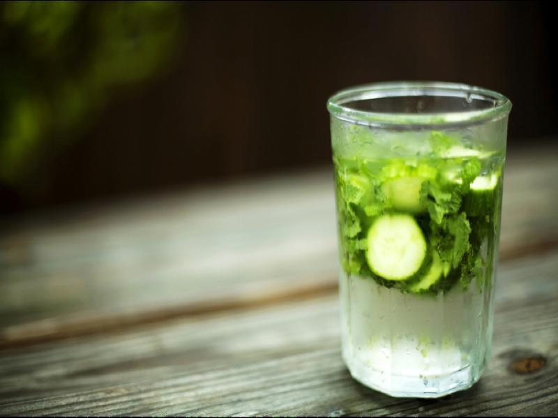 Overnight Cucumber Detox Drink  Healthy Recipe