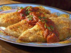 Panko Parmesan Crusted Chicken with Wasabi Tomato Sauce  Healthy Recipe