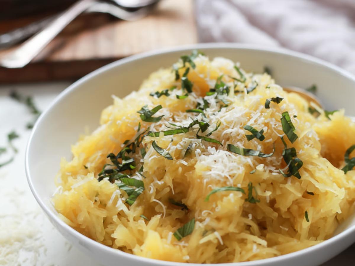 Parmesan Herb Spaghetti Squash Healthy Recipe