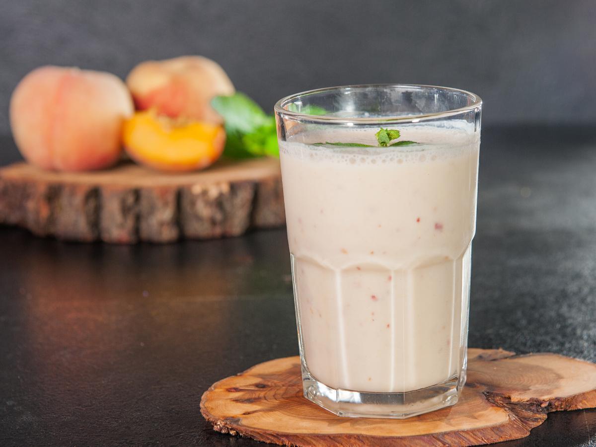 Peach Protein Smoothie Healthy Recipe
