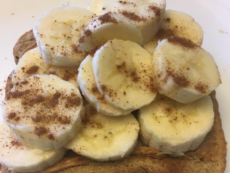 Peanut Butter and Banana Toast Healthy Recipe