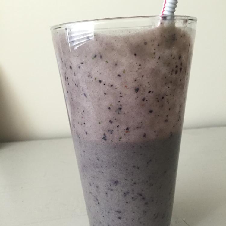Peanut Butter Berry Pineapple Protein Smoothie Healthy Recipe