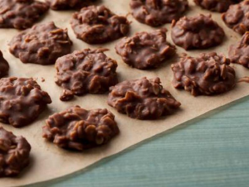 Peanut Butter-Chocolate No-Bake Cookies Healthy Recipe