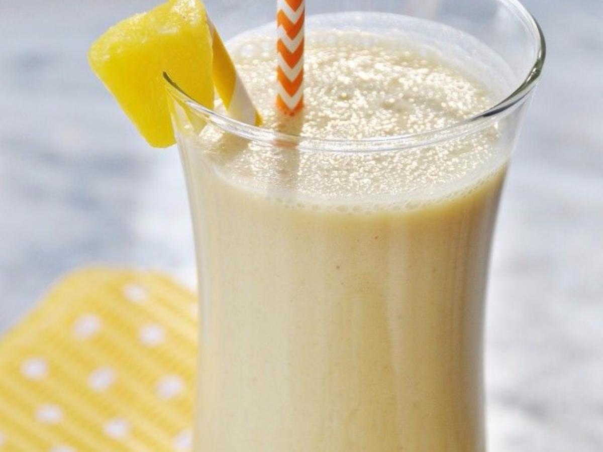 Peanut Butter Pineapple Smoothie Healthy Recipe