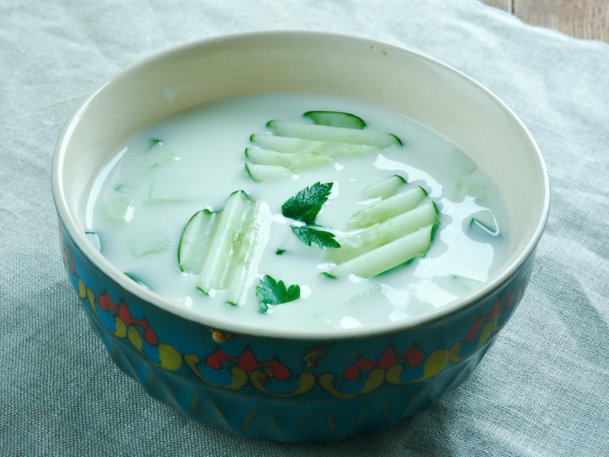 Persian Cucumber Yogurt Healthy Recipe