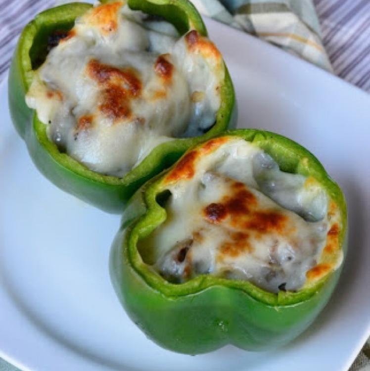 Philly Cheesesteak Stuffed Peppers Healthy Recipe