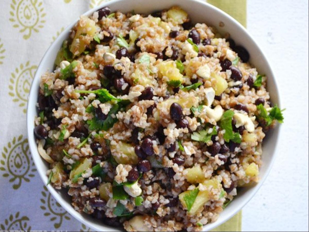 Pineapple, Black Beans, and Couscous Healthy Recipe