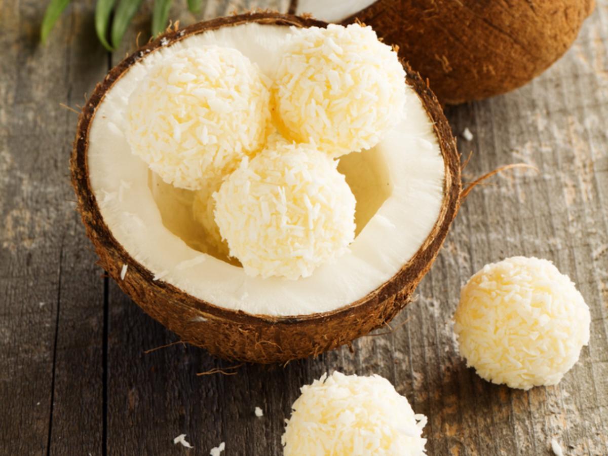 Pineapple Coconut Protein Balls Healthy Recipe