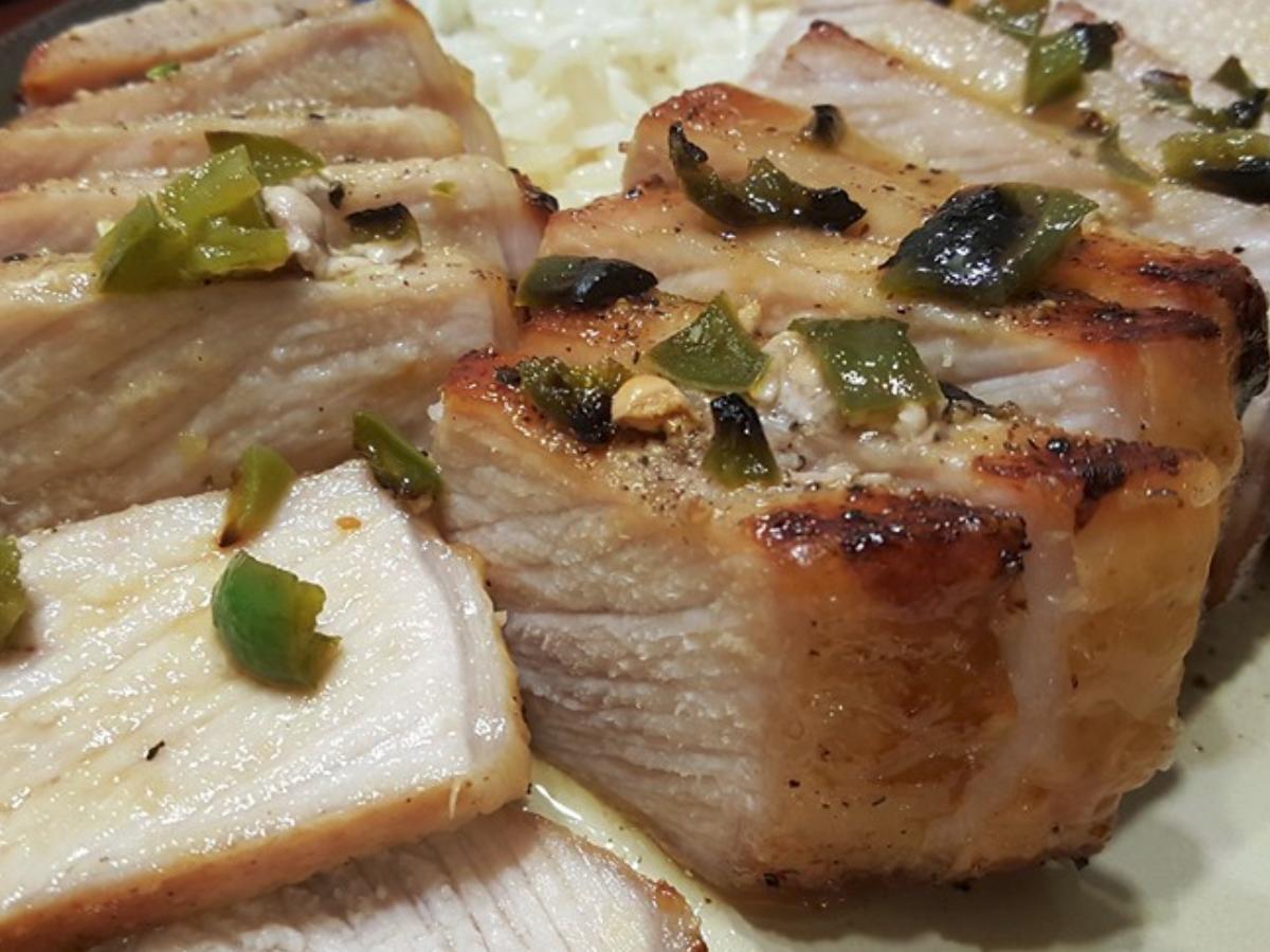 Pineapple-Glazed Pork with Chiles and Lime Healthy Recipe