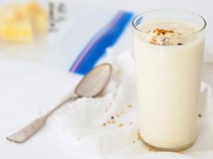 Pineapple Greek Yogurt Smoothie Healthy Recipe