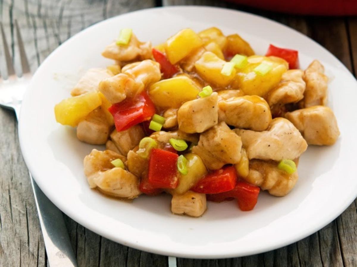 Pineapple Teriyaki Glazed Chicken Skillet Healthy Recipe
