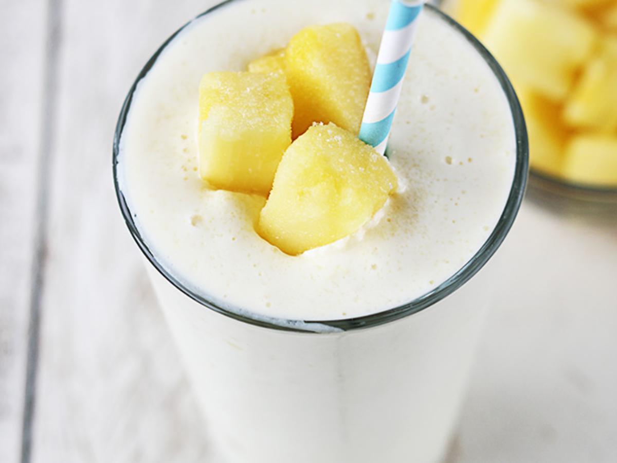 Pineapple Yogurt Smoothie Healthy Recipe