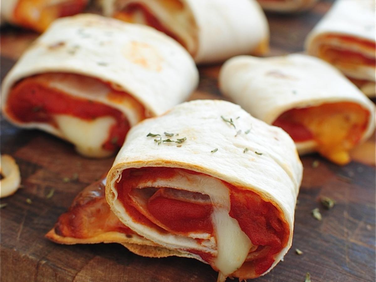 Pizza Roll-Up Healthy Recipe