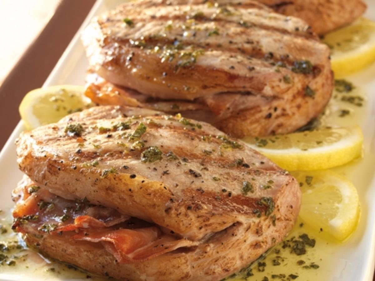 Pork Chops with Prosciutto and Sage Healthy Recipe
