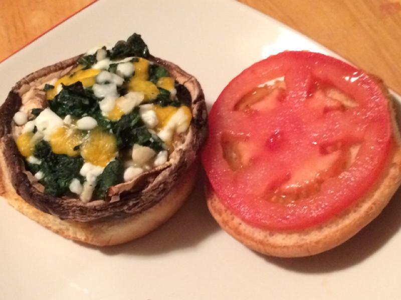 Portobello Stuffed Mushroom Burger Healthy Recipe