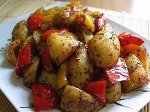 Potatoes and Peppers Healthy Recipe