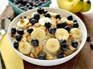 Quick Banana Berry Breakfast Healthy Recipe