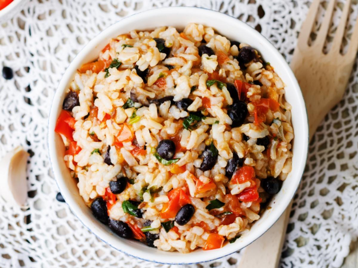 Quick Black Beans and Rice Healthy Recipe