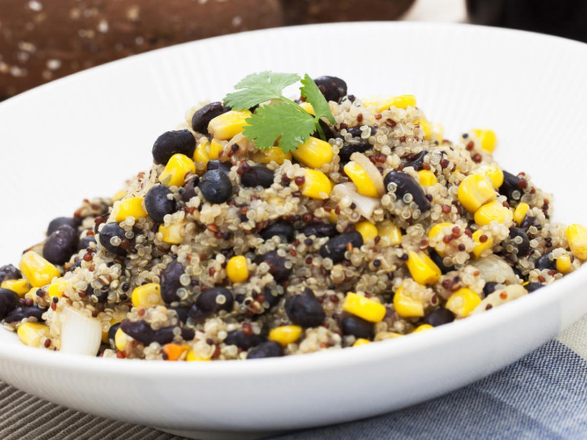 Quinoa and Black Beans Healthy Recipe