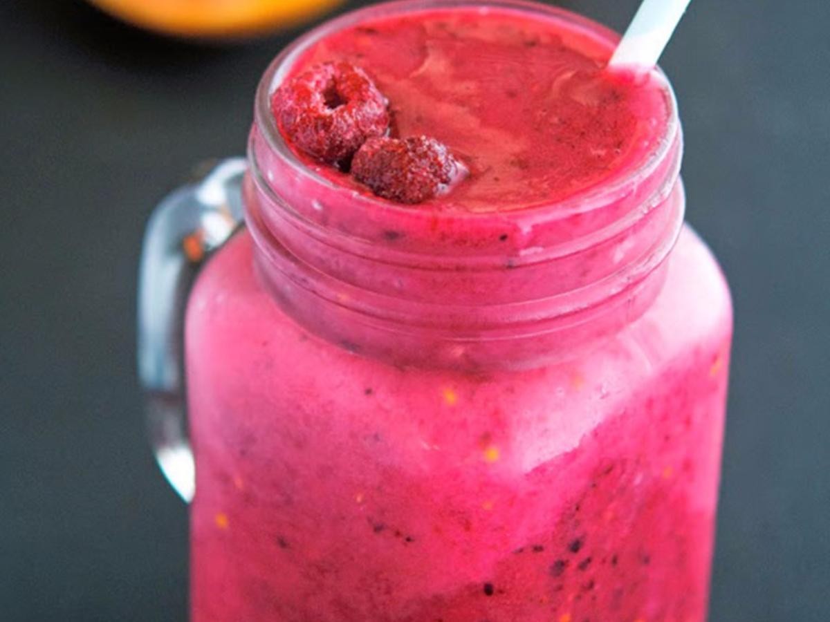 Raspberry Grapefruit Smoothie Healthy Recipe